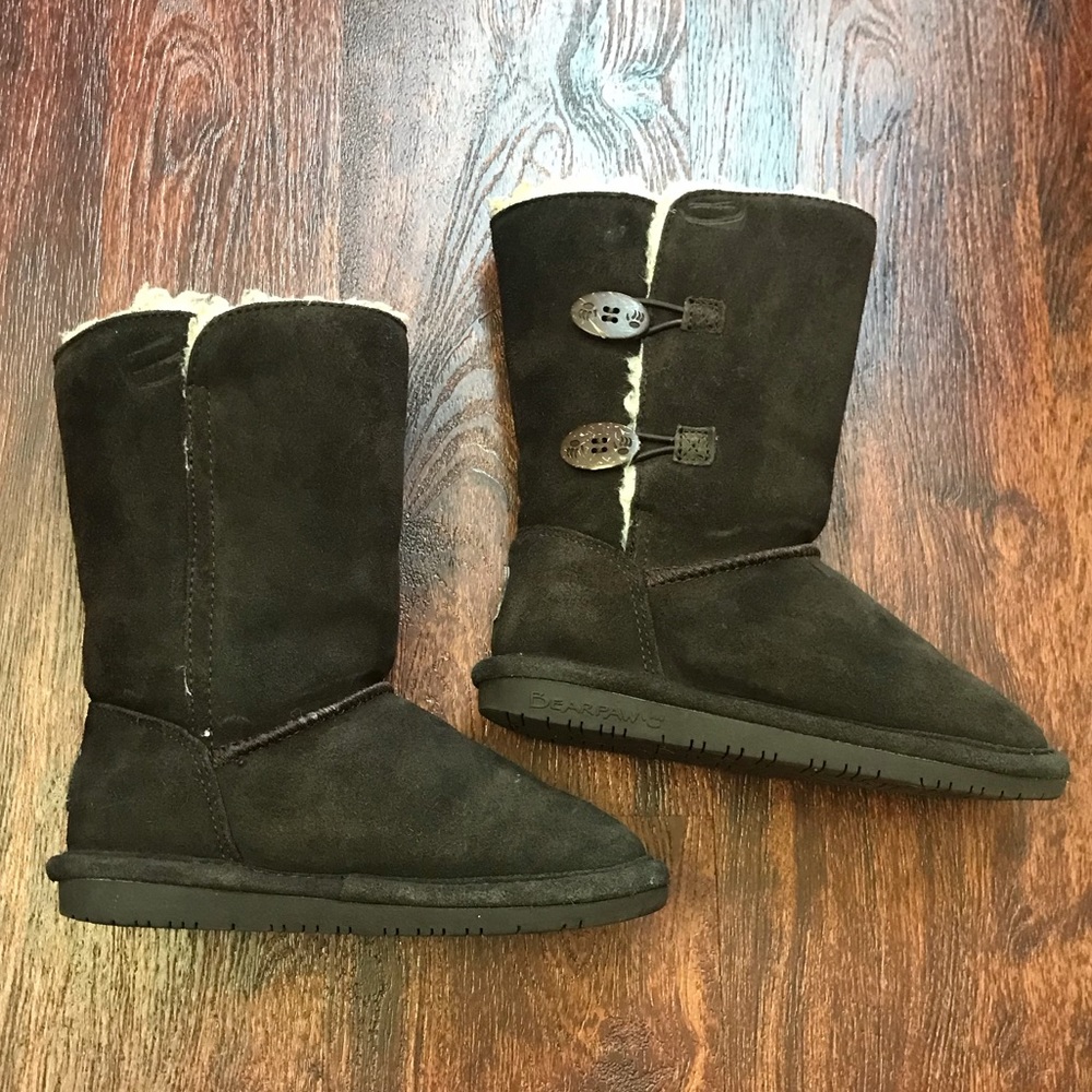 Bearpaw girls boots 13 brown